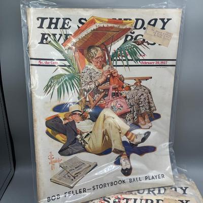 LOT 219: Saturday Evening Posts Vintage Copies