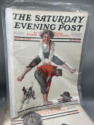 LOT 220: Antique / Vintage Saturday Evening Posts