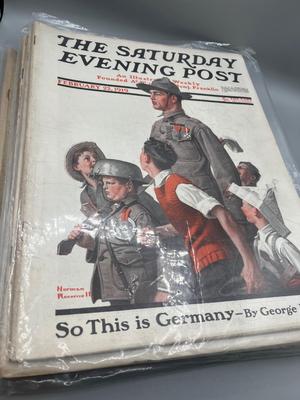 LOT 220: Antique / Vintage Saturday Evening Posts