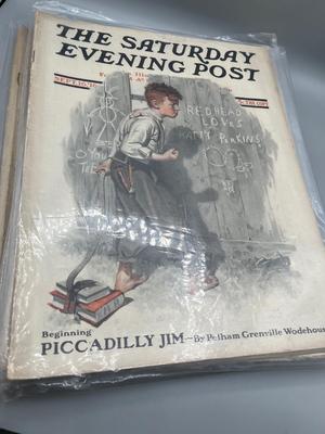 LOT 220: Antique / Vintage Saturday Evening Posts