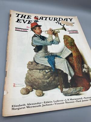 LOT 221: Vintage Saturday Evening Post Magazines