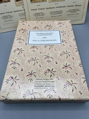 LOT 224: Musikalisches Kartenspiel Replica Card Set and More
