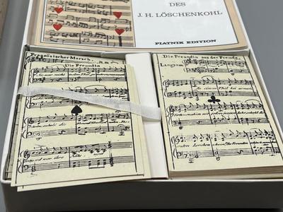 LOT 224: Musikalisches Kartenspiel Replica Card Set and More
