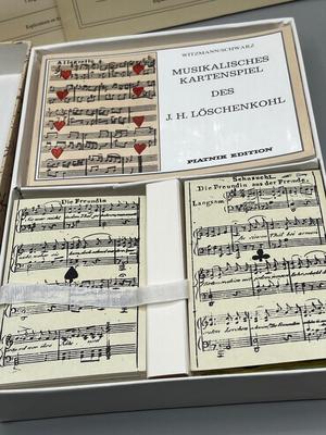 LOT 224: Musikalisches Kartenspiel Replica Card Set and More