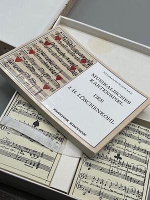 LOT 224: Musikalisches Kartenspiel Replica Card Set and More