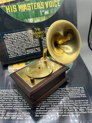 LOT 225: Two Sealed "His Master's Voice Puzzles and Music Box