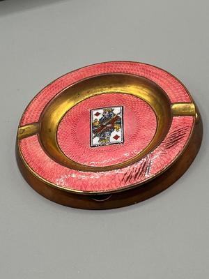 LOT 227: Gambler's Lot -Brass Ashtrays, Greeting Cards and More