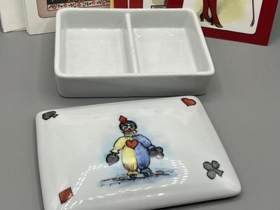 LOT 227: Gambler's Lot -Brass Ashtrays, Greeting Cards and More