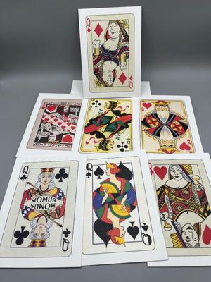 LOT 227: Gambler's Lot -Brass Ashtrays, Greeting Cards and More