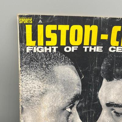 LOT 228: Liston-Clay Fight of the Century 1964 Vol. 1, Issue 1 Magazine
