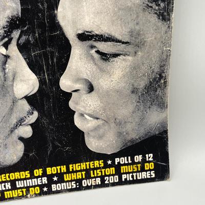 LOT 228: Liston-Clay Fight of the Century 1964 Vol. 1, Issue 1 Magazine