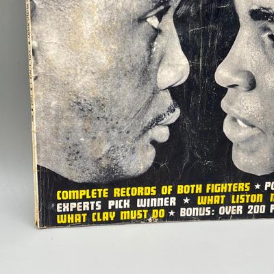 LOT 228: Liston-Clay Fight of the Century 1964 Vol. 1, Issue 1 Magazine