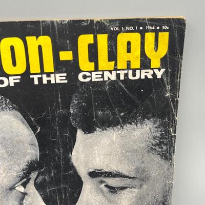 LOT 228: Liston-Clay Fight of the Century 1964 Vol. 1, Issue 1 Magazine