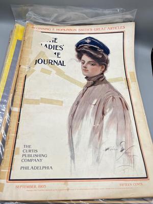 LOT 230: Antique Ladies' Home Journal Magazines