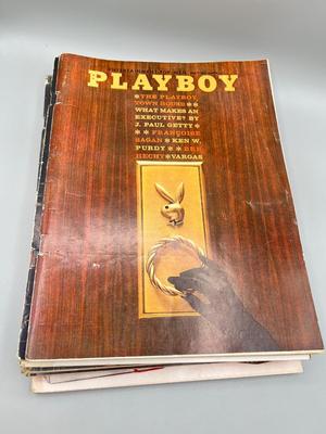LOT 231: Vintage 1962 Playboy Magazines