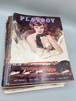 LOT 231: Vintage 1962 Playboy Magazines