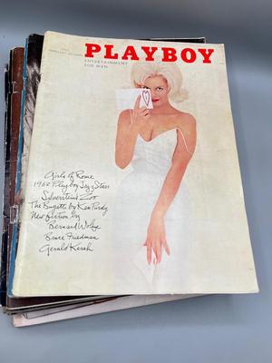 LOT 231: Vintage 1962 Playboy Magazines