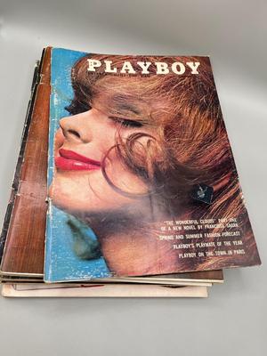 LOT 231: Vintage 1962 Playboy Magazines