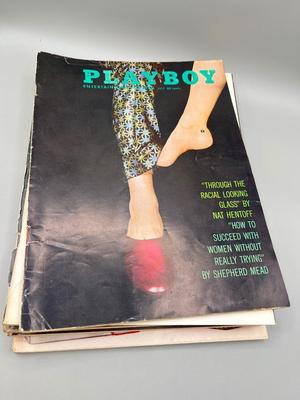 LOT 231: Vintage 1962 Playboy Magazines