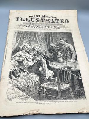 LOT 232: Antique Frank Leslie's Illustrated Newspaper Issues