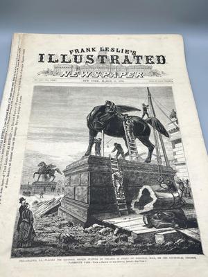 LOT 232: Antique Frank Leslie's Illustrated Newspaper Issues