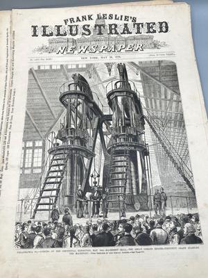 LOT 232: Antique Frank Leslie's Illustrated Newspaper Issues