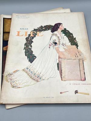 LOT 233: Antique Life Magazines - Christmas Numbers and More