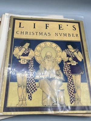 LOT 233: Antique Life Magazines - Christmas Numbers and More
