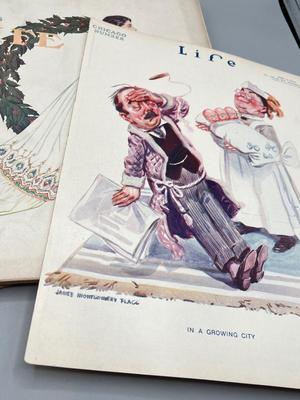 LOT 233: Antique Life Magazines - Christmas Numbers and More