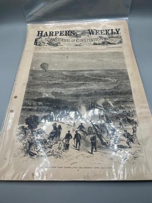 LOT 235: Antique Harper's Weekly Magazines