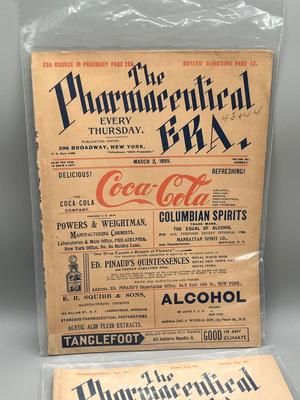 LOT 238: Antique Issues of Pharmaceutical ERA Magazine