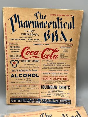 LOT 238: Antique Issues of Pharmaceutical ERA Magazine