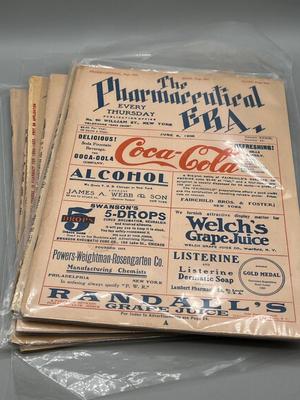 LOT 238: Antique Issues of Pharmaceutical ERA Magazine