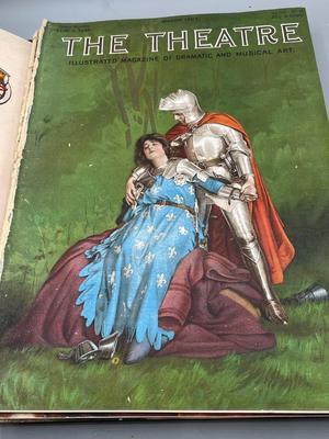 LOT 240: Antique Bound Volume of Theatre Magazine, 1906-1907