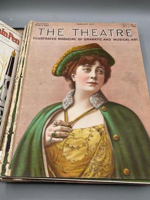 LOT 240: Antique Bound Volume of Theatre Magazine, 1906-1907