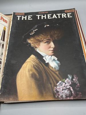 LOT 240: Antique Bound Volume of Theatre Magazine, 1906-1907