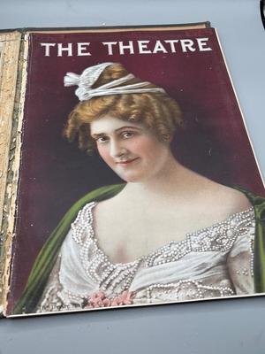 LOT 240: Antique Bound Volume of Theatre Magazine, 1906-1907