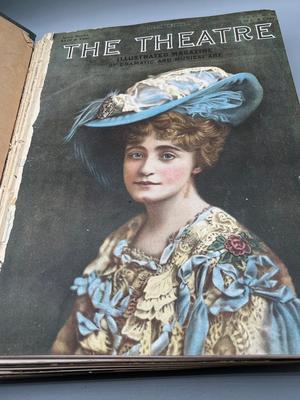 LOT 240: Antique Bound Volume of Theatre Magazine, 1906-1907