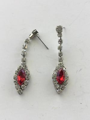 Beautiful rhinestone dangle earrings
