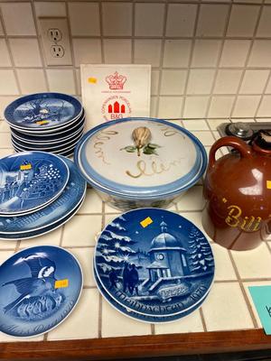Bing and Grondahl plates plus more