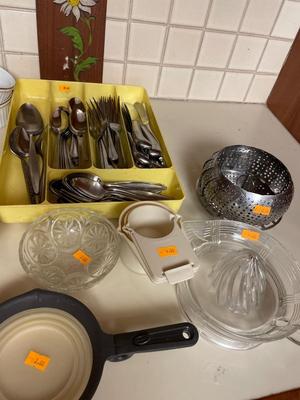 Silverware, utensils, variety