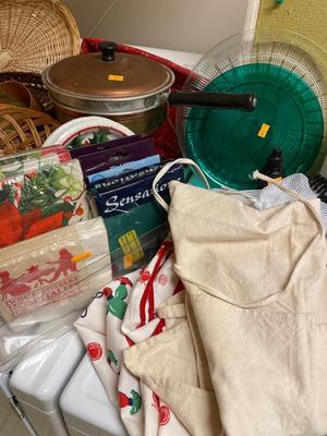 Basket, storage and cleaning solutions