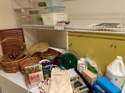 Basket, storage and cleaning solutions