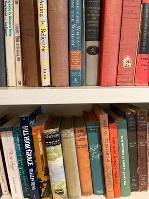 Vintage books (3 shelves)