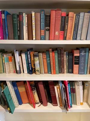 Vintage books (3 shelves)