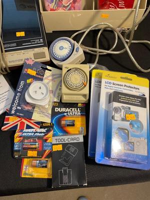 Camera bags, office supplies