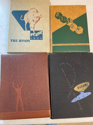 NDsU yearbooks- 1941, 1947, 1951 & 1952