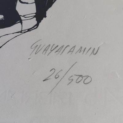 Oswaldo Guayasamin Signed & Numbered Print w/ Book (GB-BBL)