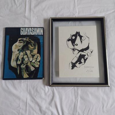 Oswaldo Guayasamin Signed & Numbered Print w/ Book (GB-BBL)