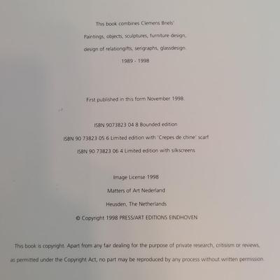 Clemens Briels Signed & Numbered Print w/ Book (GB-BBL)